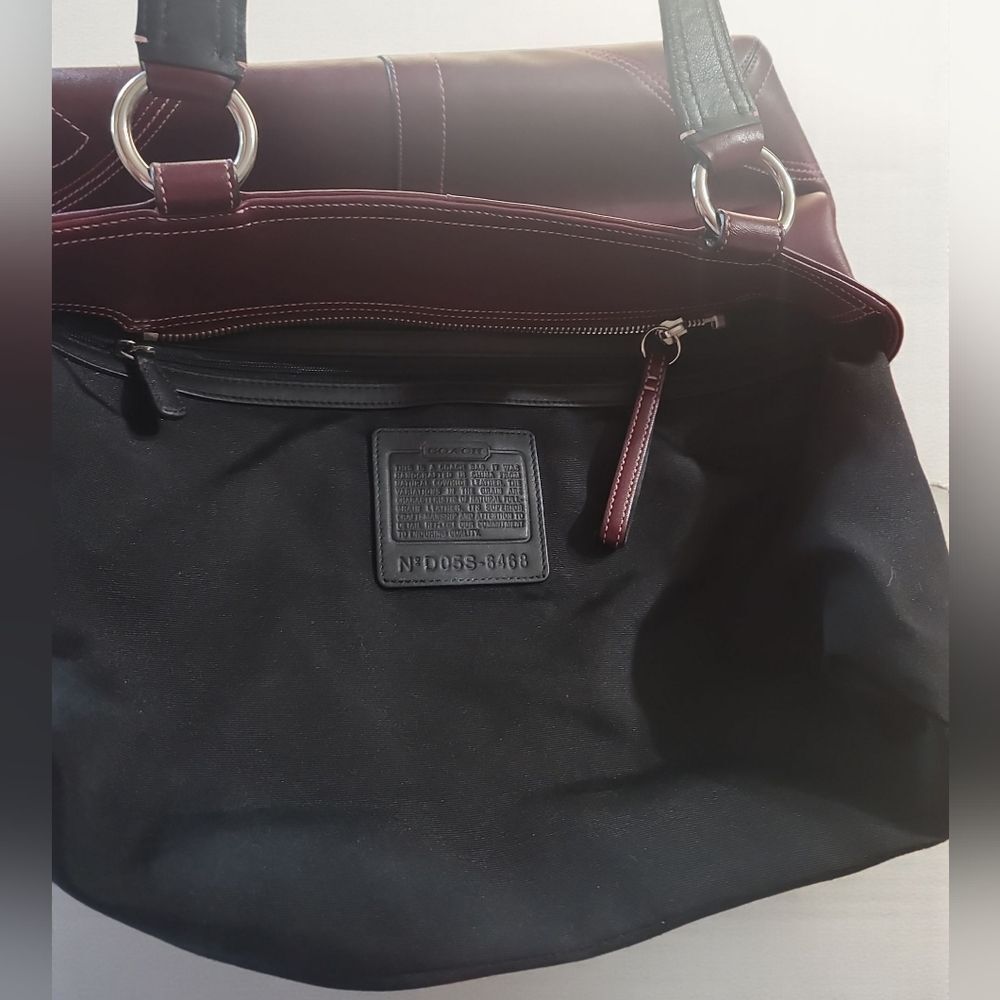 Coach Burgundy Shoulder Bag New never used - Picture 13 of 13